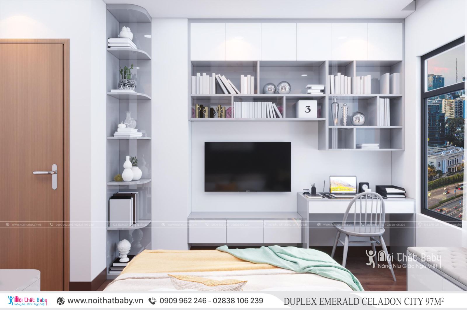 Tổng hợp các mẫu thiết kế nội thất Chung cư Emerald Celadon City